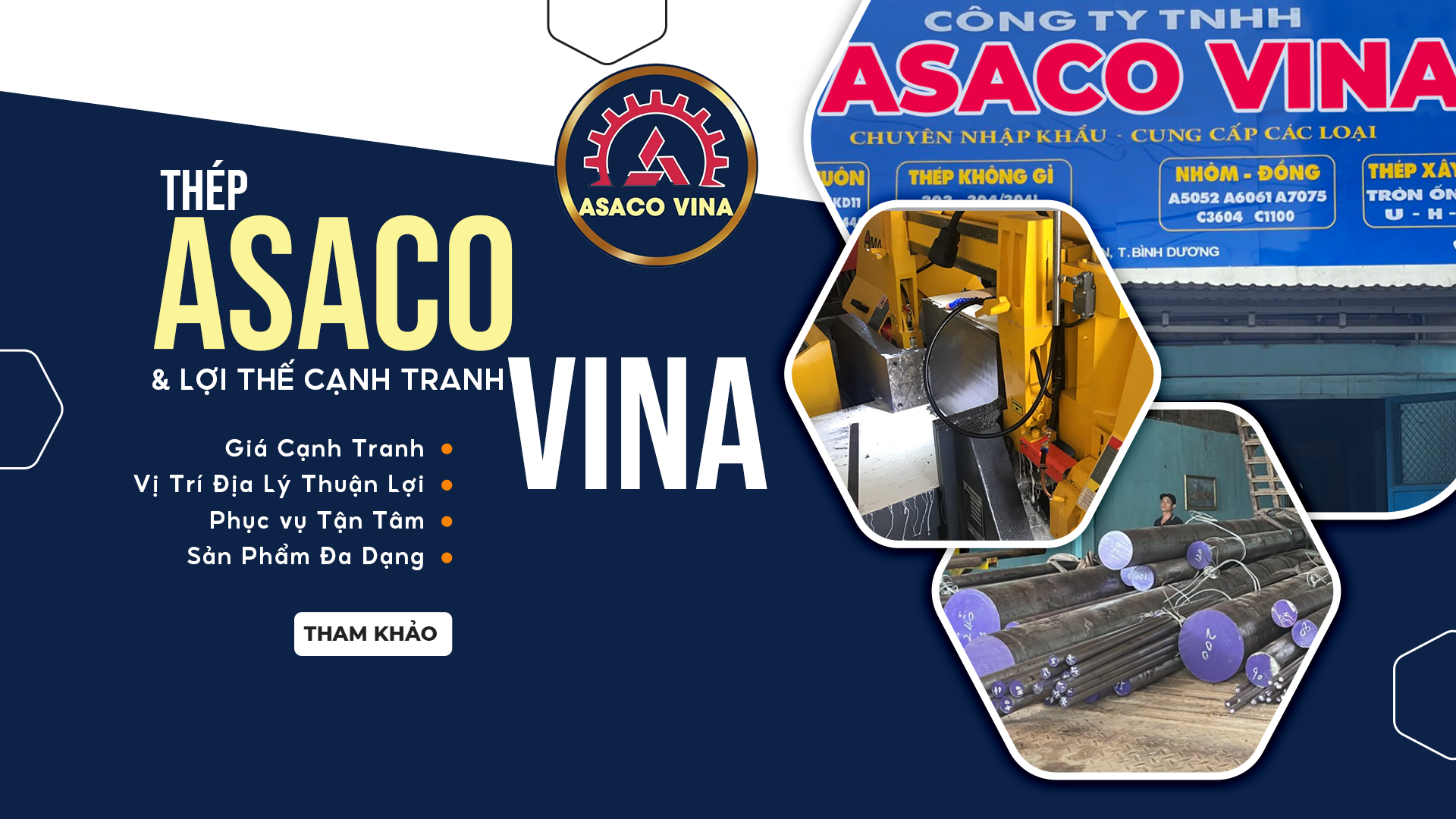 Thép ASACO VINA & Lợi Thế Cạnh Tranh