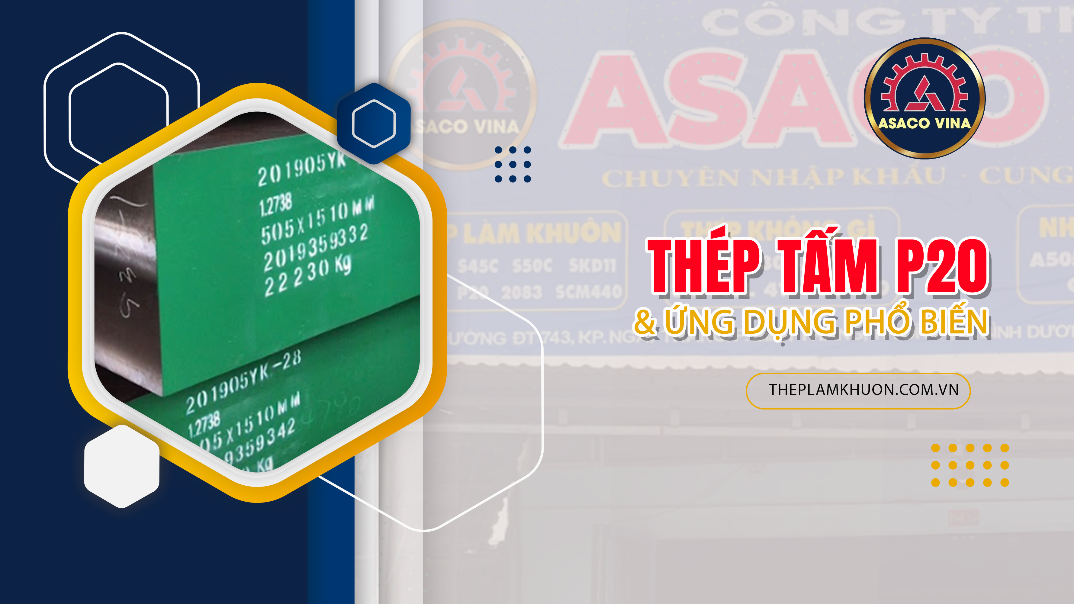 Thép tấm P20 & ứng dụng phổ biến