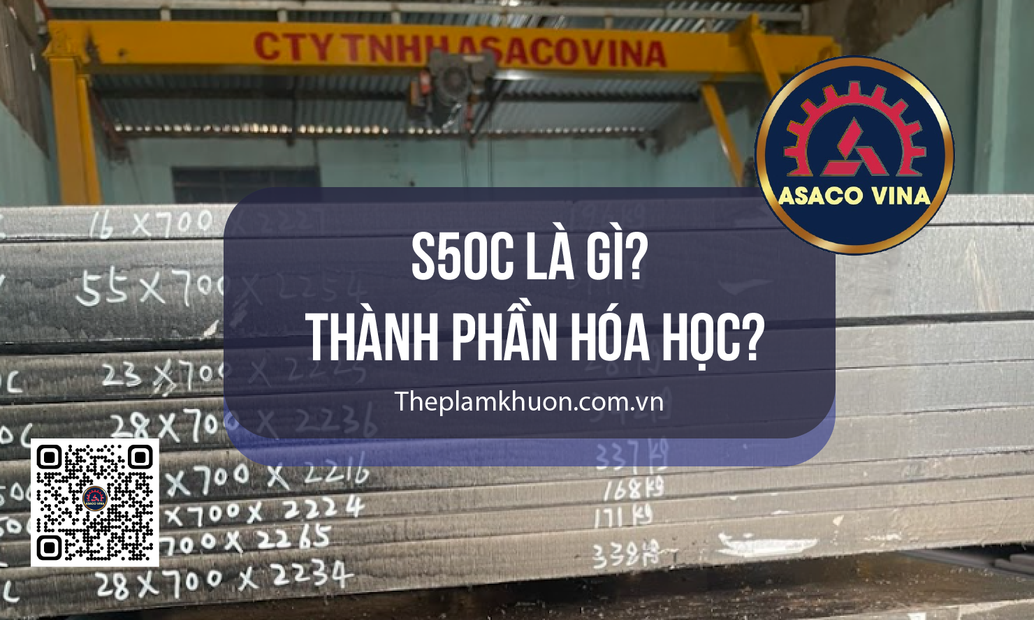S50C là gì? Thành phần hóa học của thép S50C