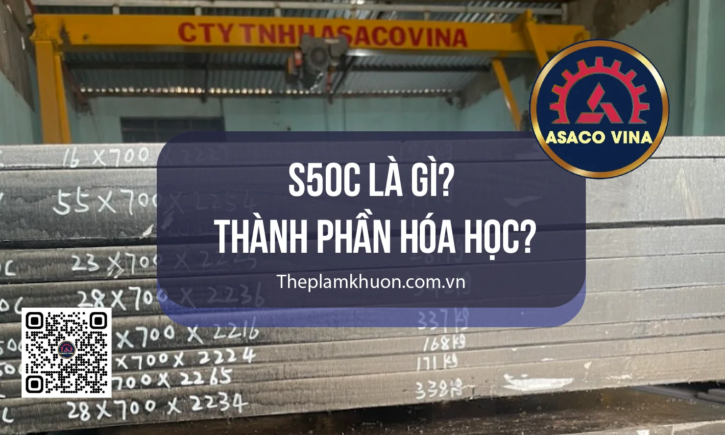S50C là gì? Thành phần hóa học của thép S50C