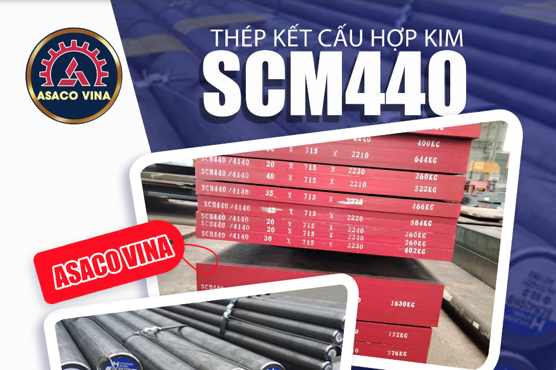 Thép SCM440 – Lựa chọn lý tưởng cho ngành cơ khí chế tạo