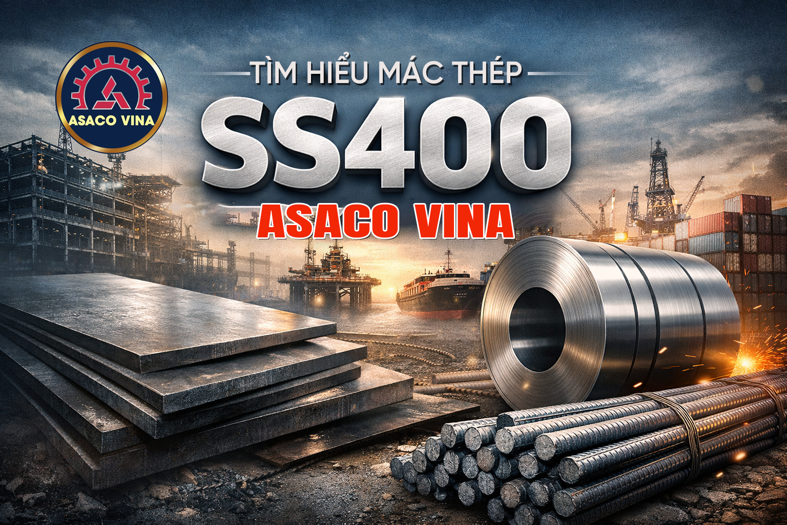 Tìm hiểu mác thép SS400 – Đặc điểm, tiêu chuẩn & ứng dụng phổ biến