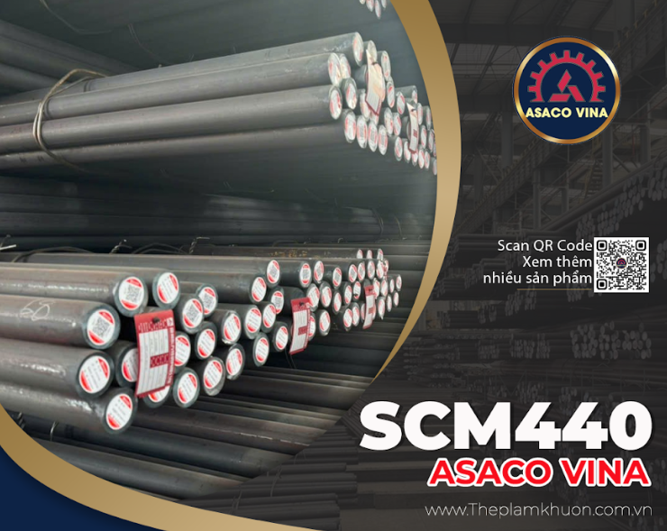 Thép tấm SCM440 – Vật liệu chịu lực cao cho cơ khí chính xác & khuôn mẫu