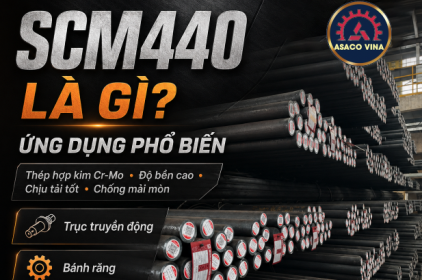 SCM440 là gì? Đặc tính và ứng dụng phổ biến của thép SCM440